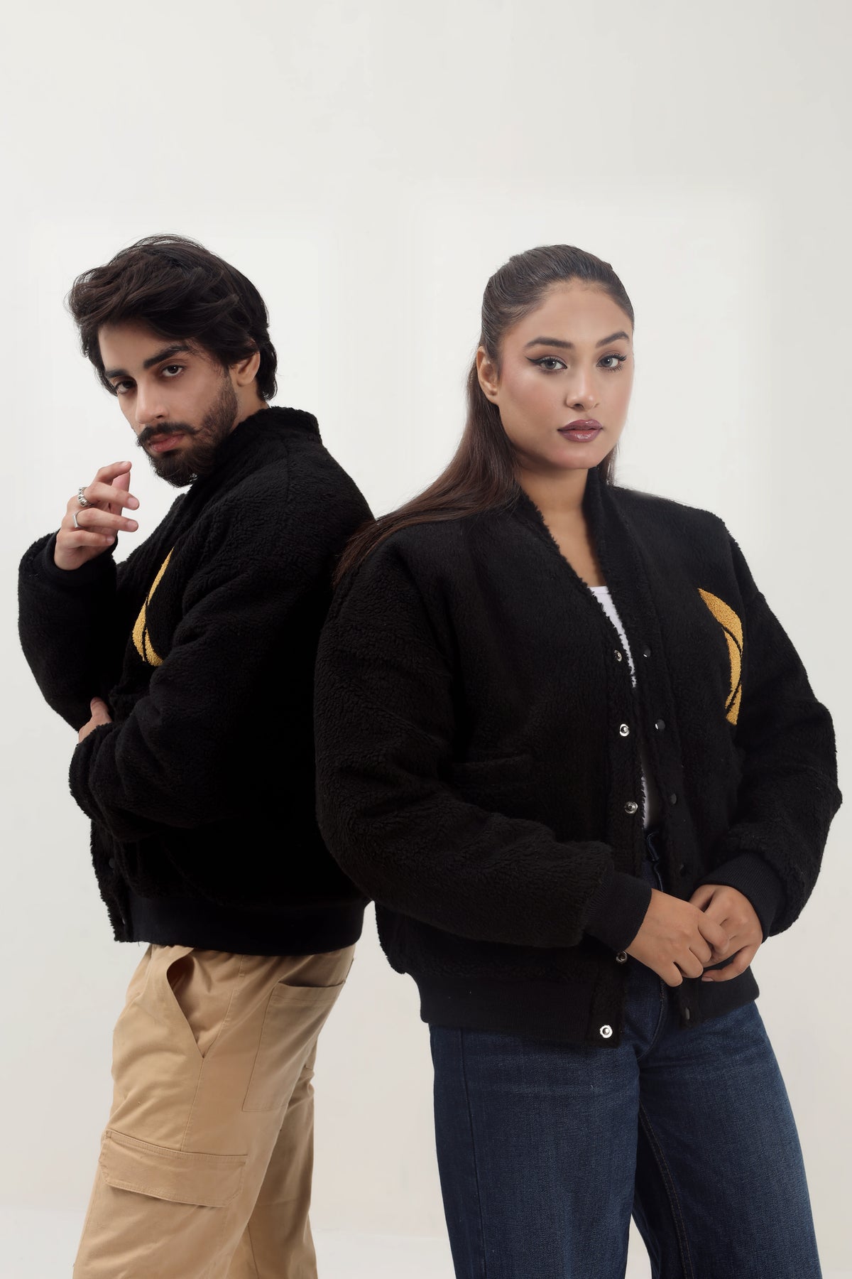 LUXE MIDNIGHT | UNISEX VARSITY JACKET